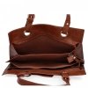 Torebka Damska Shopper Bag firmy Herisson Brązowa